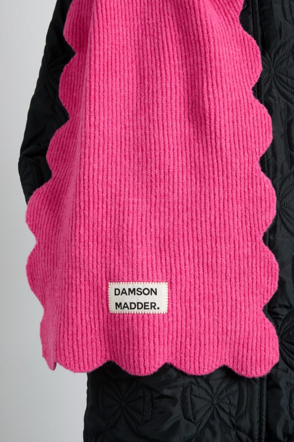 Scarves Women | scallop scarf None Damson Madder - Image 4