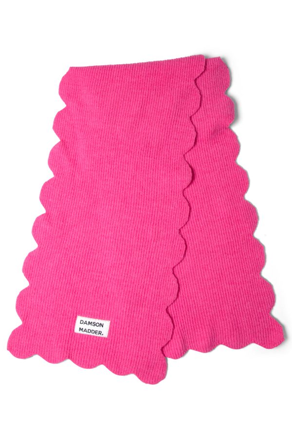 Scarves Women | scallop scarf None Damson Madder - Image 2
