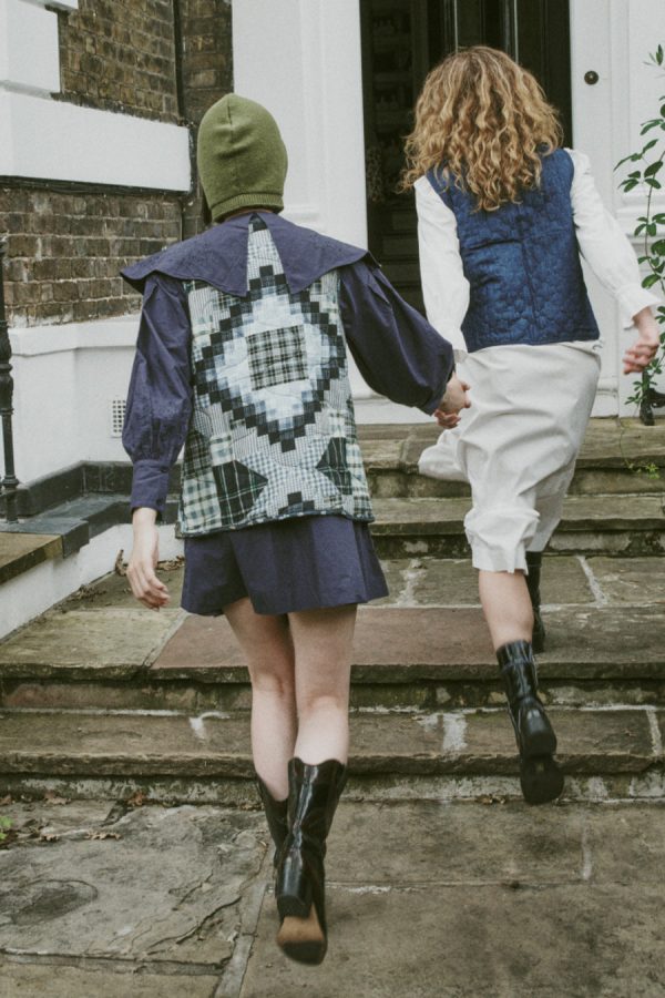 maxxy gilet liner - quilt patchwork None | Gilets Damson Madder Women - Image 3
