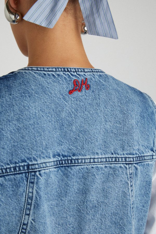 Gilets | dilly gilet - denim None | Damson Madder Women - Image 5