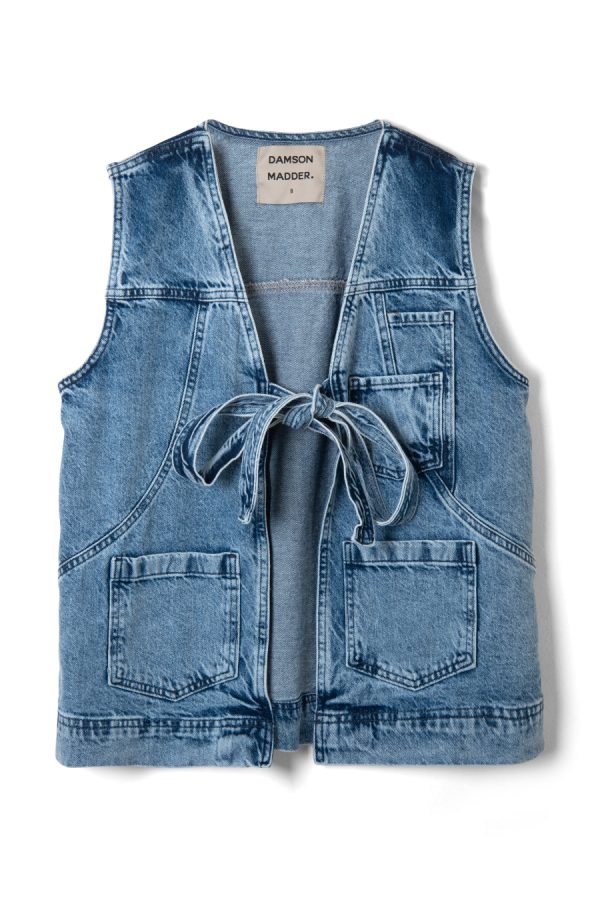 Gilets | dilly gilet - denim None | Damson Madder Women - Image 6
