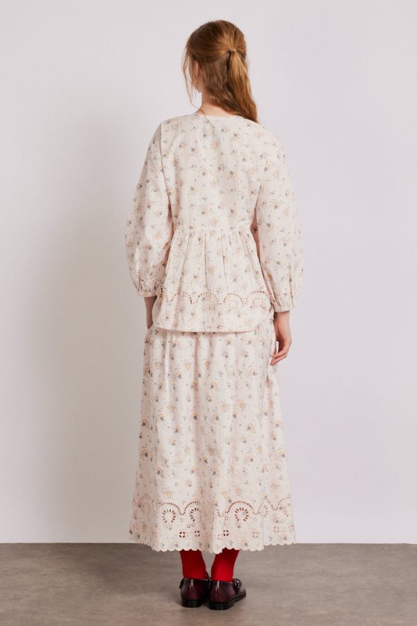 Women Tops | Damson Madder gretchen blouse - vintage ditsy None - Image 4