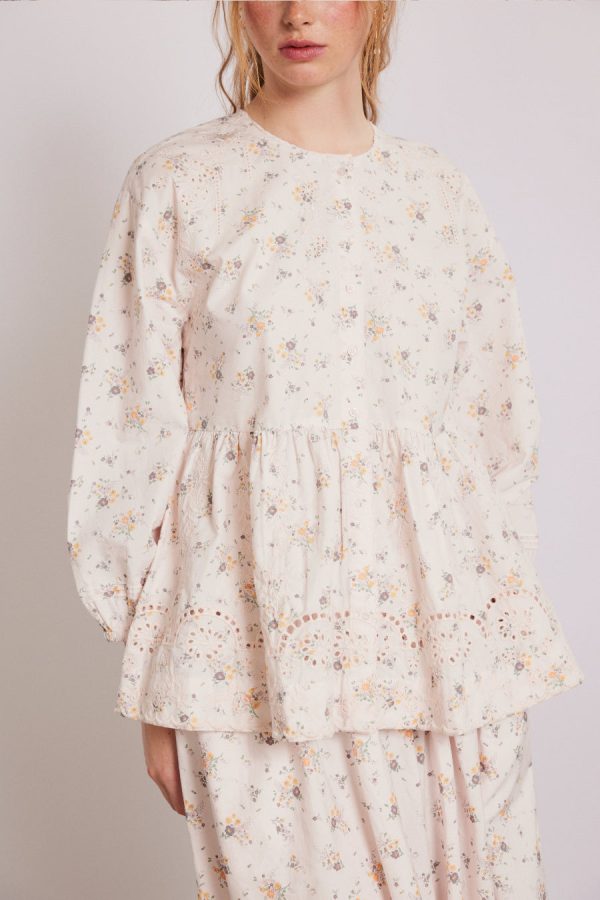 Women Tops | Damson Madder gretchen blouse - vintage ditsy None - Image 2