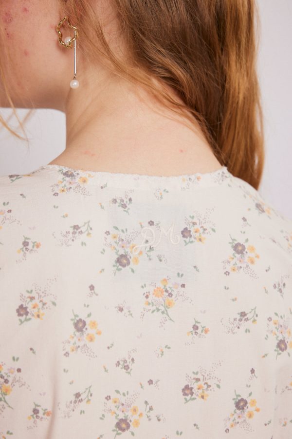Women Tops | Damson Madder gretchen blouse - vintage ditsy None - Image 3