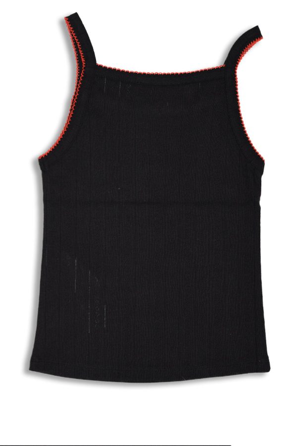 Damson Madder dm cami top - black pointelle None | Women Tops - Image 3