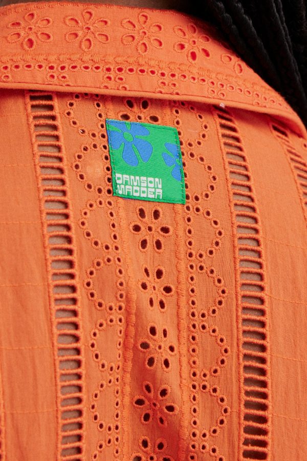 chlo shirt - orange broderie None | Tops Damson Madder Women - Image 7