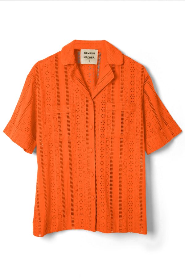 chlo shirt - orange broderie None | Tops Damson Madder Women - Image 2