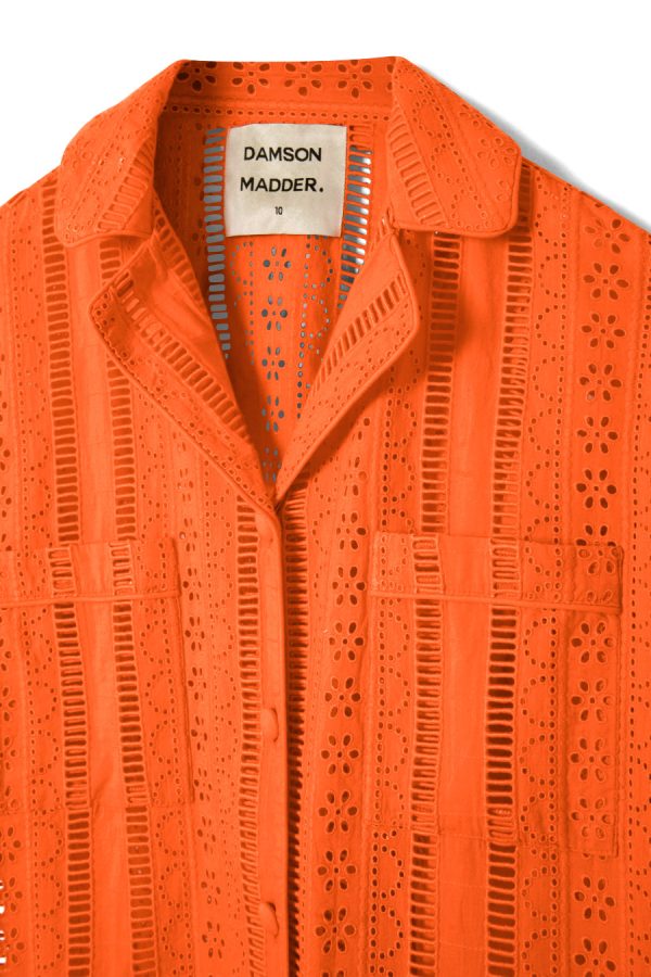 chlo shirt - orange broderie None | Tops Damson Madder Women - Image 8
