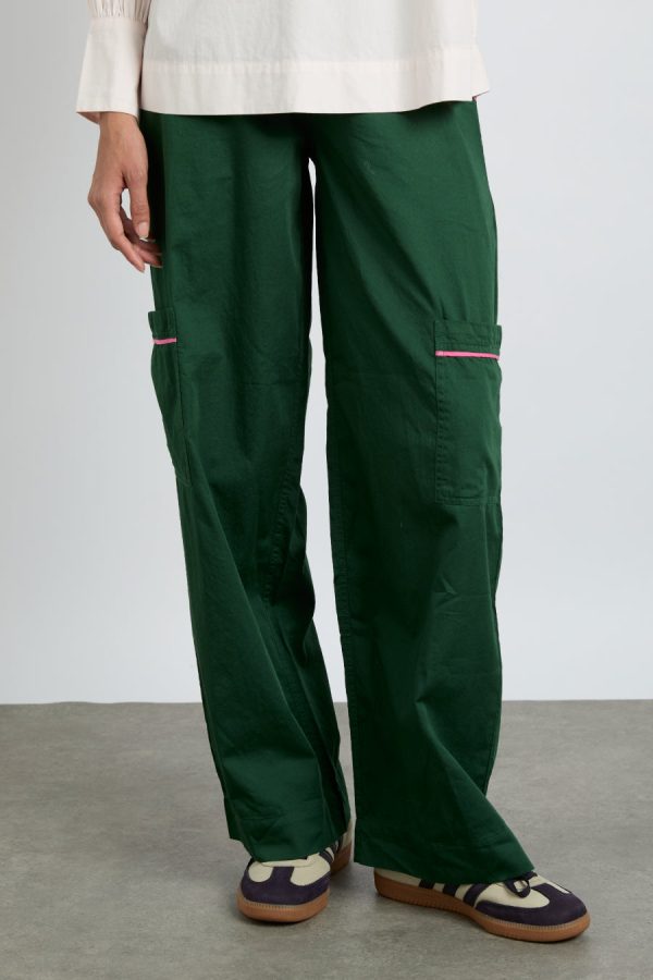 harrison trousers - green None Women | Bottoms Damson Madder