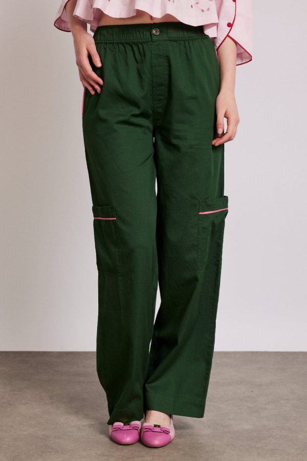 harrison trousers - green None Women | Bottoms Damson Madder - Image 5