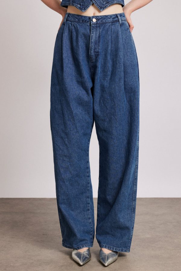 Women Bottoms | Damson Madder sailor jeans - vintage wash None - Image 3