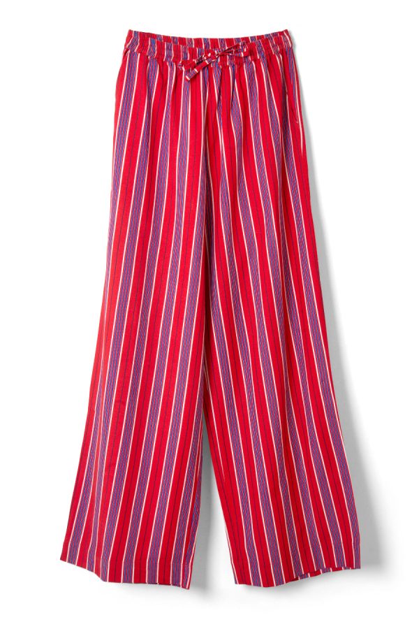 Bottoms | Women Damson Madder chlo trousers - red stripe None - Image 2