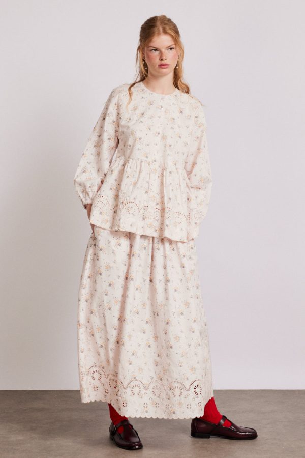 Bottoms Women | gretchen skirt - vintage ditsy None Damson Madder