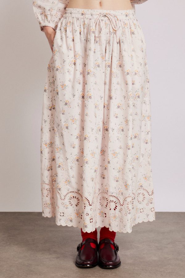Bottoms Women | gretchen skirt - vintage ditsy None Damson Madder - Image 5