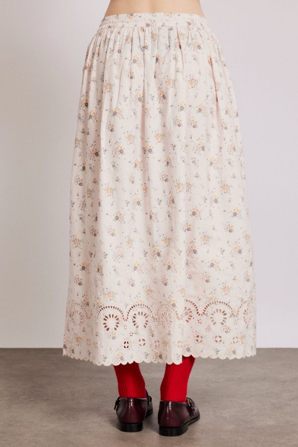 Bottoms Women | gretchen skirt - vintage ditsy None Damson Madder - Image 4