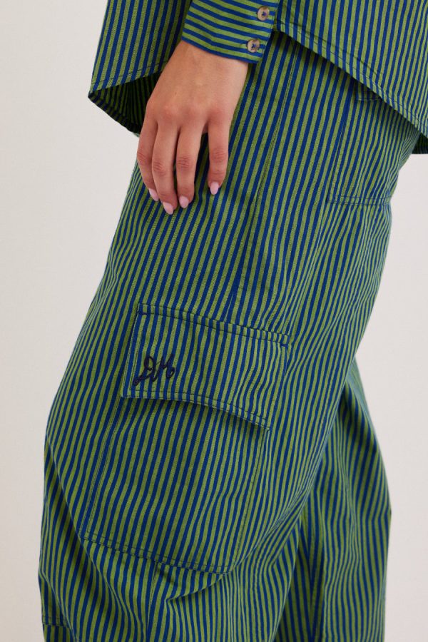 Bottoms Damson Madder | Women rocket cargos - stripe None - Image 5