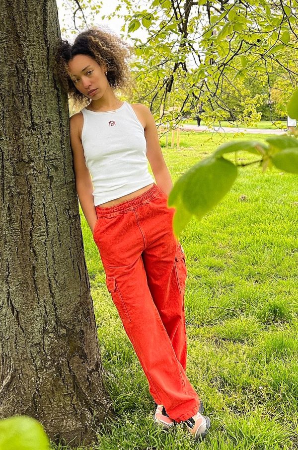 Bottoms | Women Damson Madder workman chore trouser None