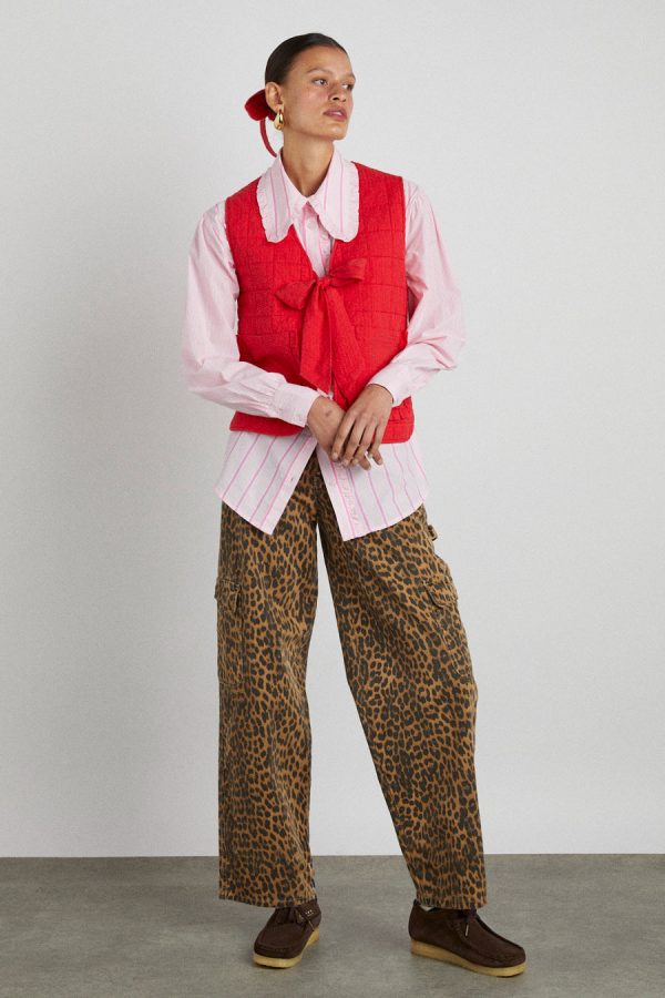 Denim | cargo jeans - leopard None | Damson Madder Women