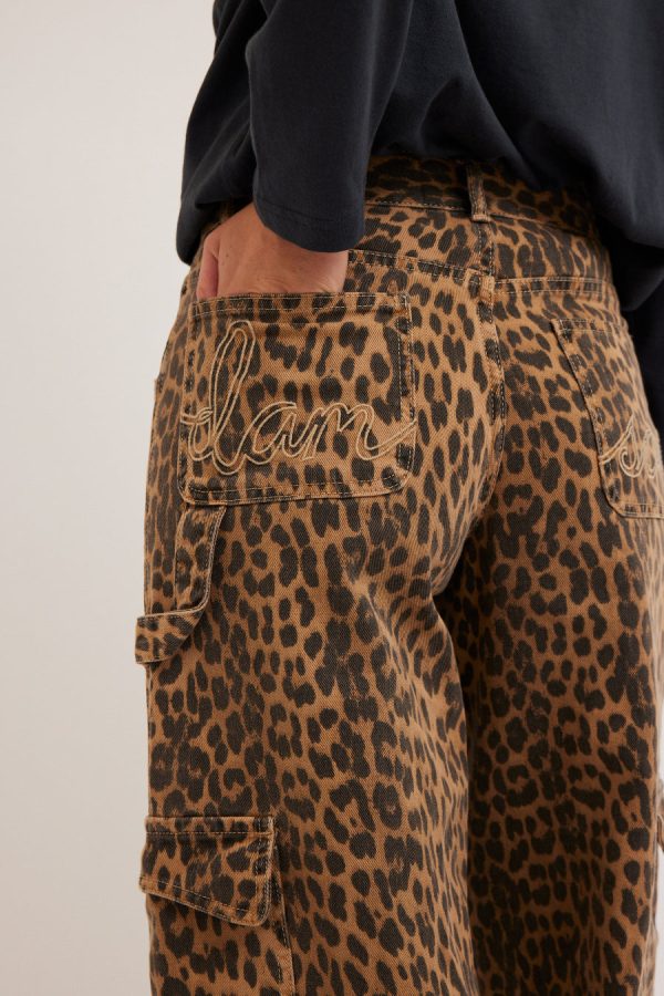 Denim | cargo jeans - leopard None | Damson Madder Women - Image 4