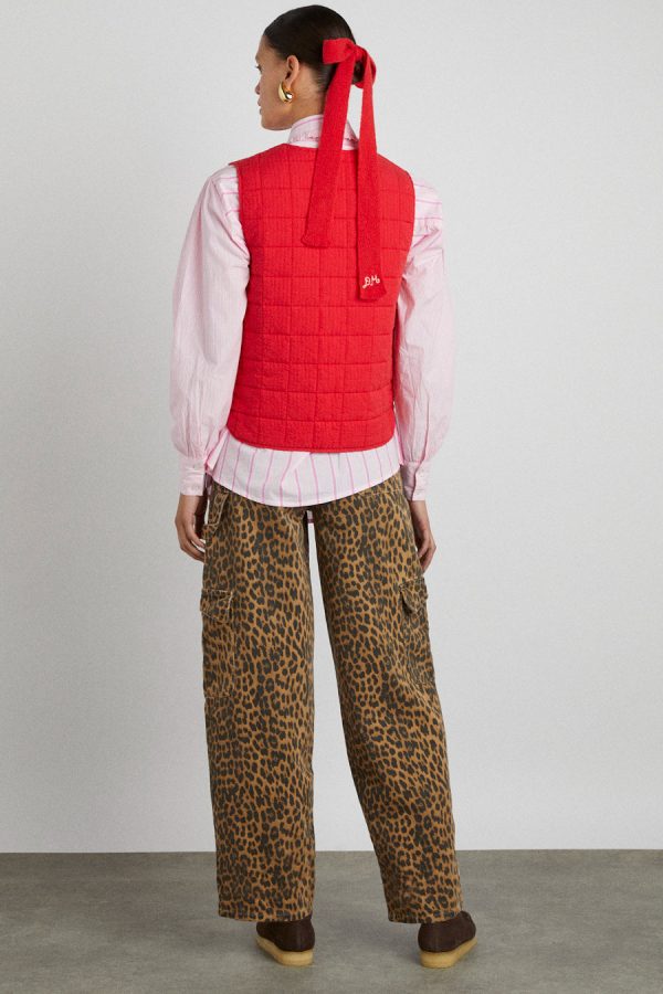Denim | cargo jeans - leopard None | Damson Madder Women - Image 3