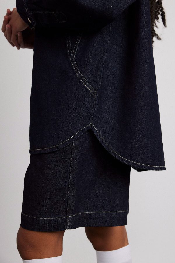 Denim Women | nova jorts - indigo None Damson Madder - Image 2