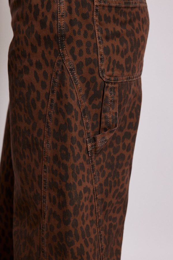Women Damson Madder dion jeans - dark leopard overdye None | Denim - Image 7