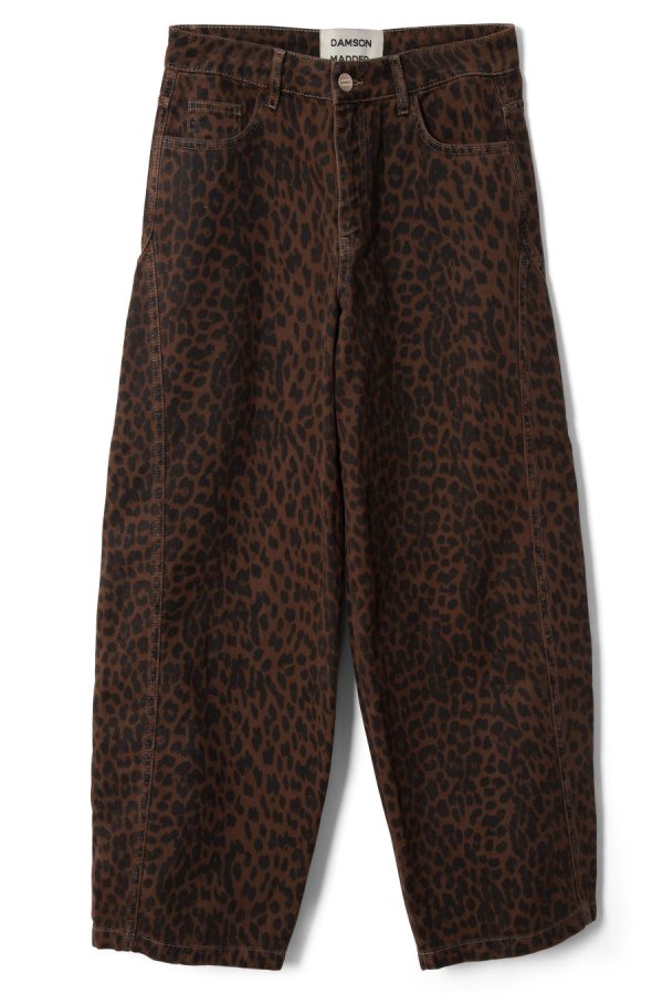 Women Damson Madder dion jeans - dark leopard overdye None | Denim - Image 8