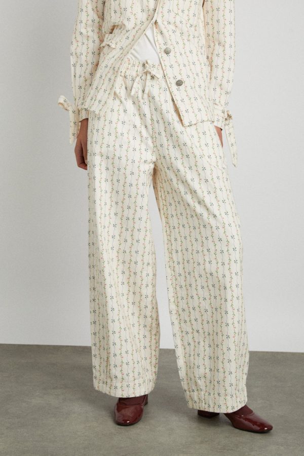 Damson Madder rafe pant - floral stripe None | Women Denim