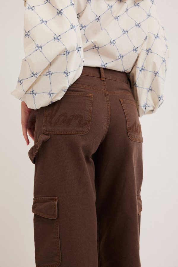 Denim Women | dion jean - chocolate cargo None Damson Madder - Image 4