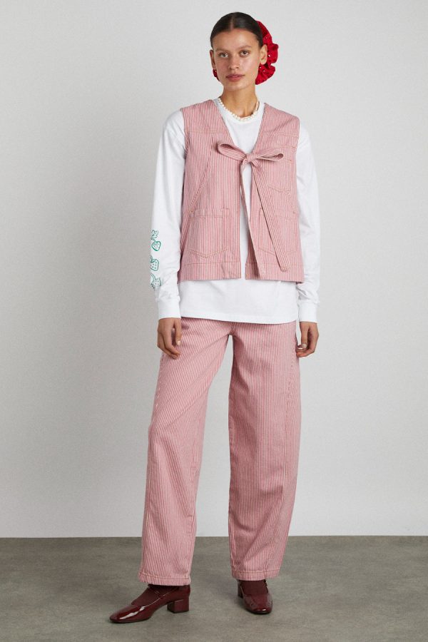 Denim Damson Madder Women | dion jean - pink stripe None