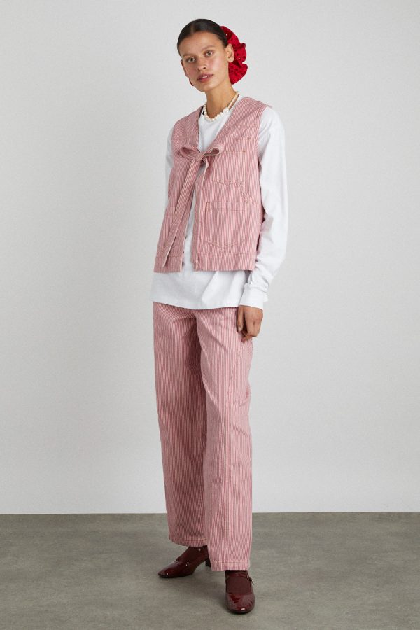 Denim Damson Madder Women | dion jean - pink stripe None - Image 3
