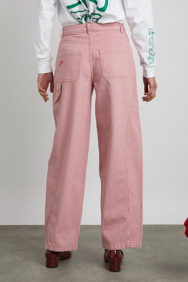 Denim Damson Madder Women | dion jean - pink stripe None - Image 5