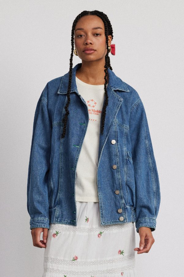 claudia bomber - vintage wash None Women | Denim Damson Madder