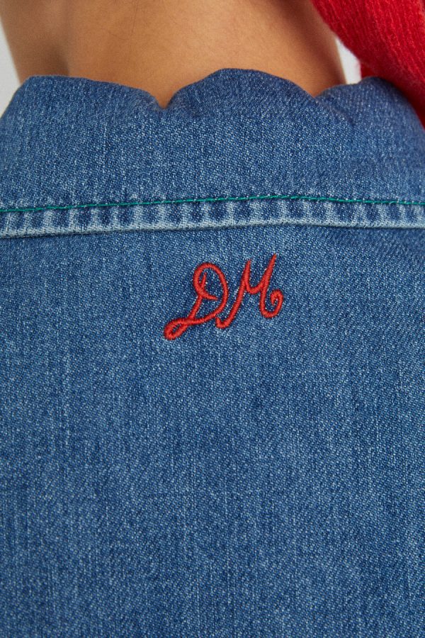 claudia bomber - vintage wash None Women | Denim Damson Madder - Image 11