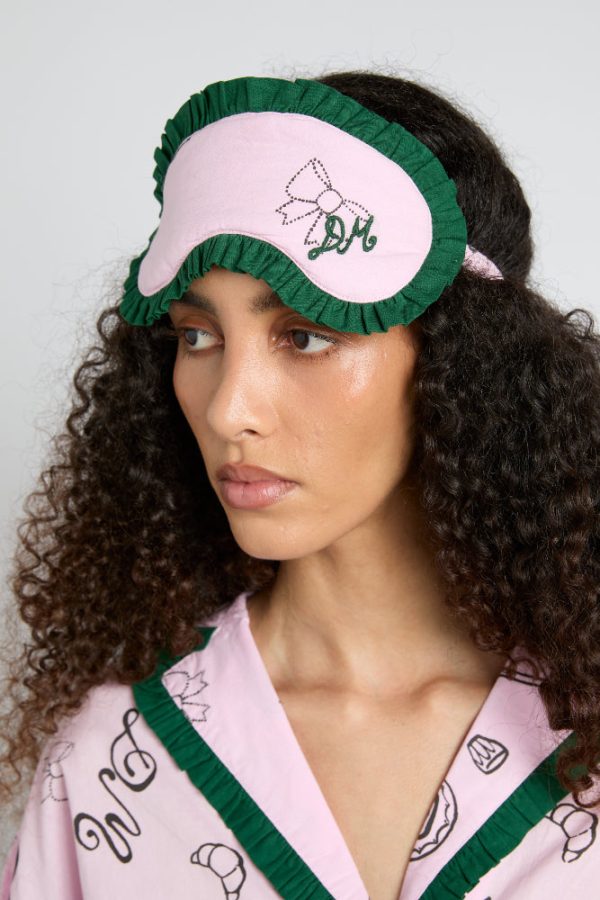 damson pj eye mask - pink symbols None Women | Nightwear Damson Madder