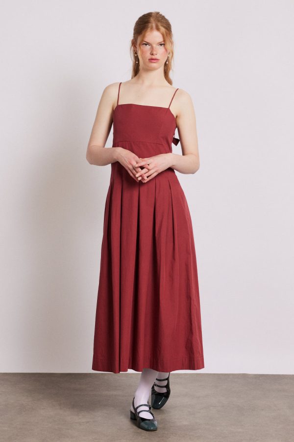 Occasion Wear Women | iris bow midi dress None Damson Madder
