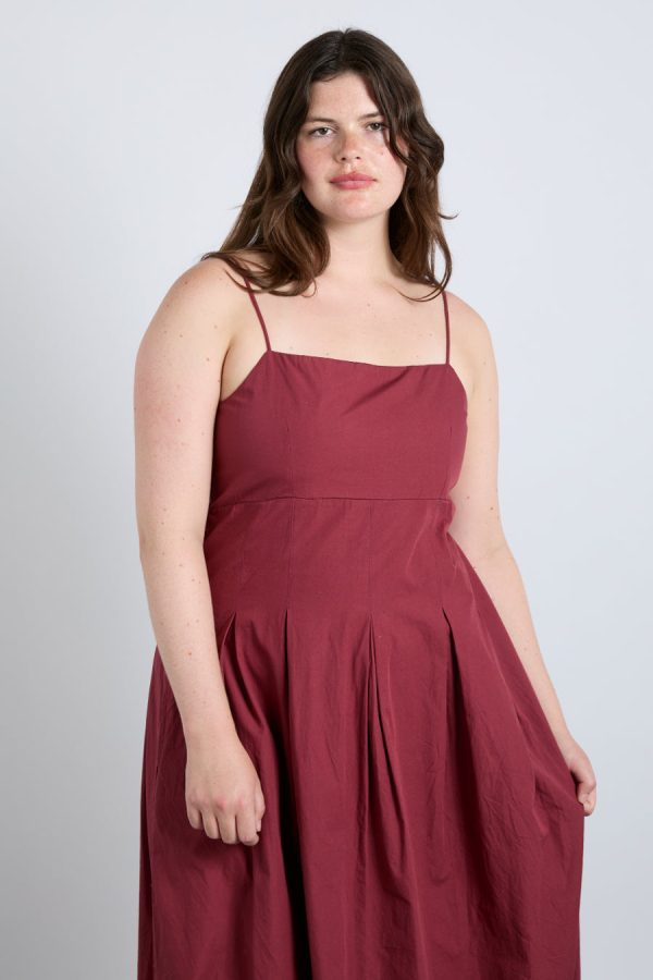 Occasion Wear Women | iris bow midi dress None Damson Madder - Image 8