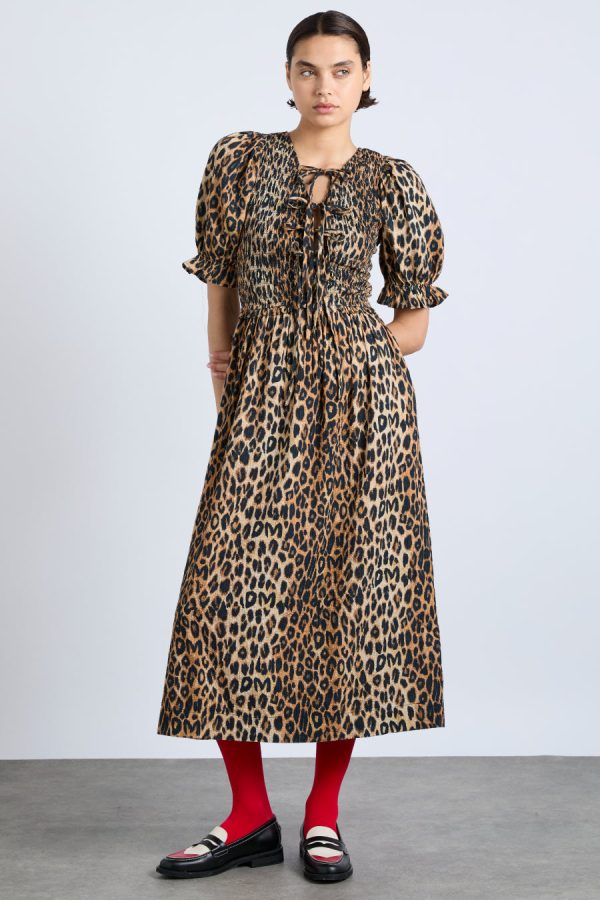 Occasion Wear Women | bluebelle midi dress - leopard None Damson Madder