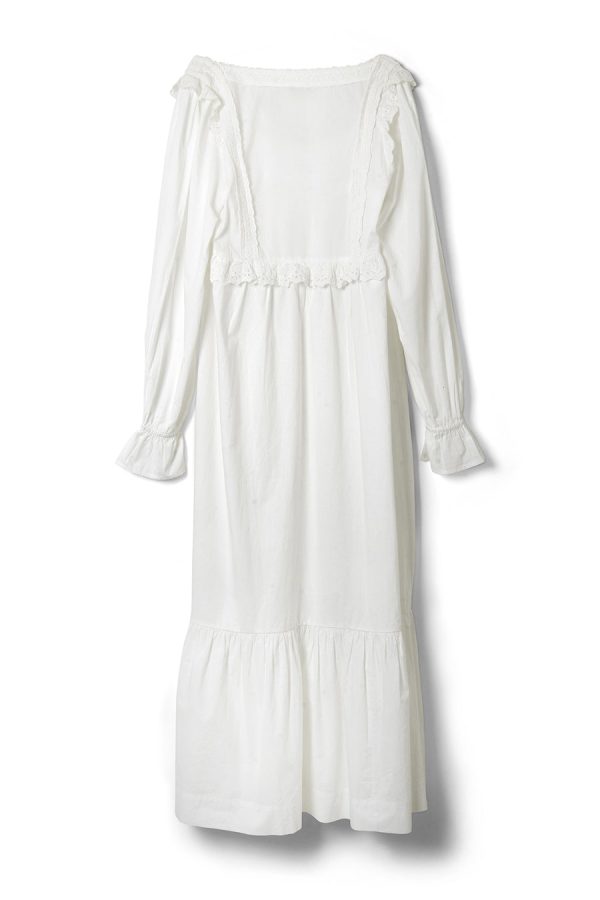 Occasion Wear Women | edith vintage midi - white None Damson Madder - Image 6