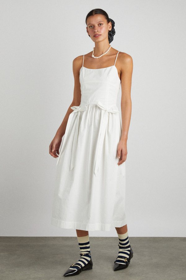 Occasion Wear | Women Damson Madder penelope apron dress - white None