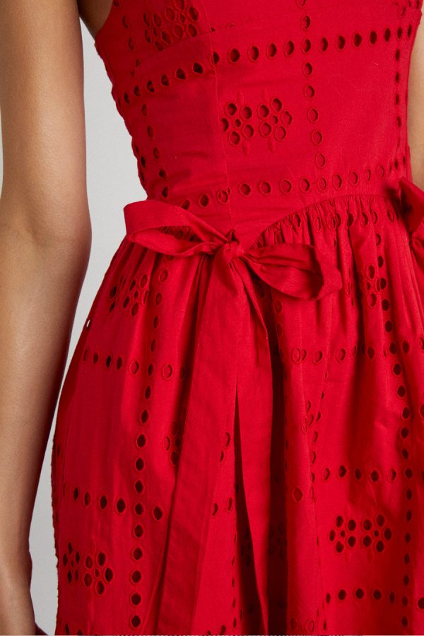 Damson Madder Occasion Wear | Women | penelope mini - red broderie None - Image 6
