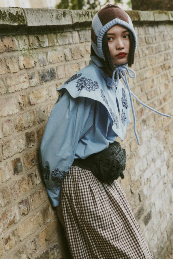 romeo embroidered blouse blue None Women | Occasion Wear Damson Madder - Image 7