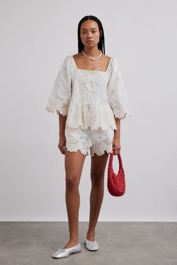 Co-ords | lana shorts - broderie None - Damson Madder Women