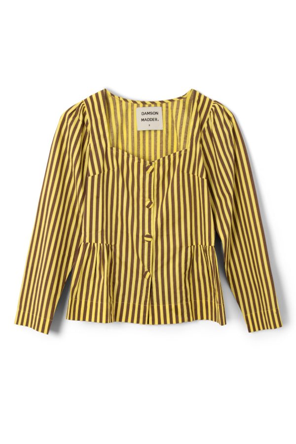 Co-ords | eloise stripe blouse None - Damson Madder Women - Image 6