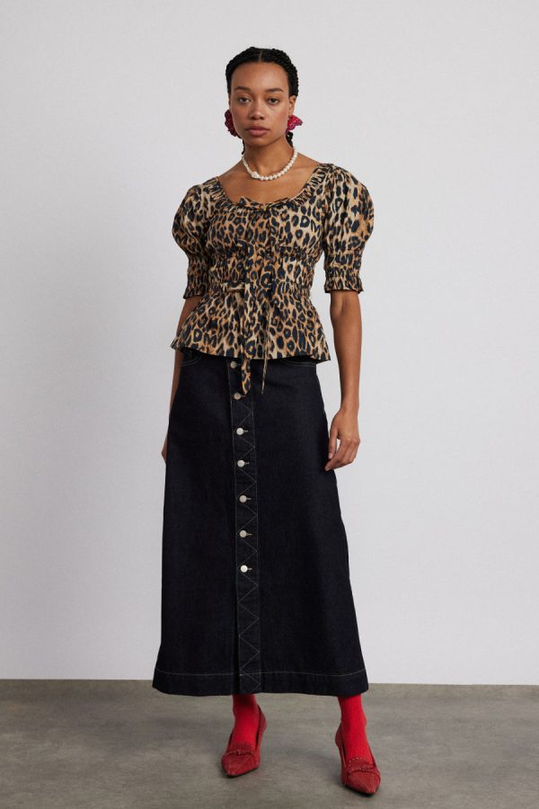 Co-ords | charley denim skirt - dark indigo None - Damson Madder Women