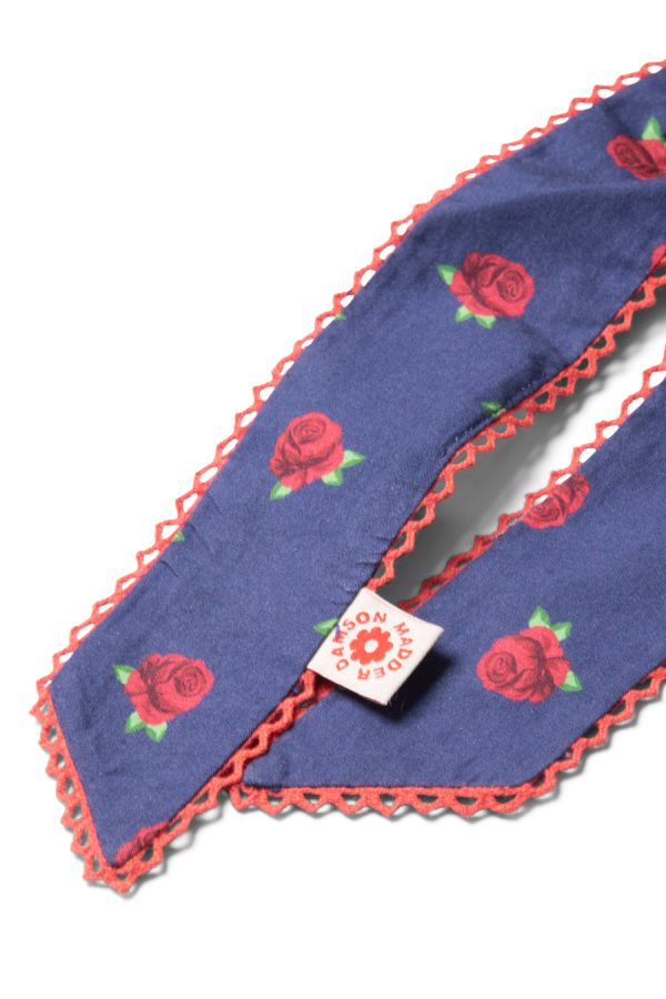 Damson Madder bow scrunchie in rose print None | Women Hair Accessories - Image 5